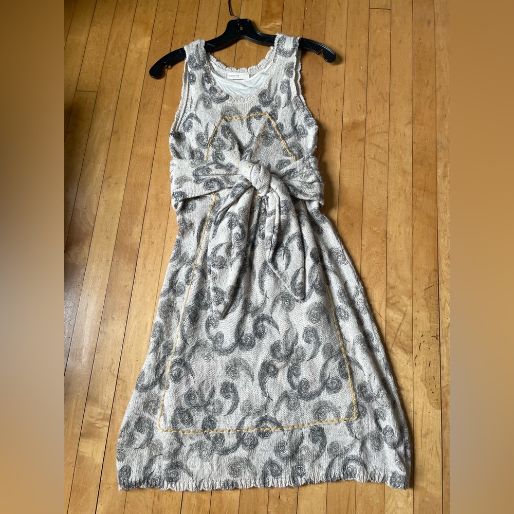Anthropologie sleeveless sweater dress